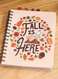 Peanuts Snoopy Fall Is Here Figural Tab Journal — BoxLunch Exclusive