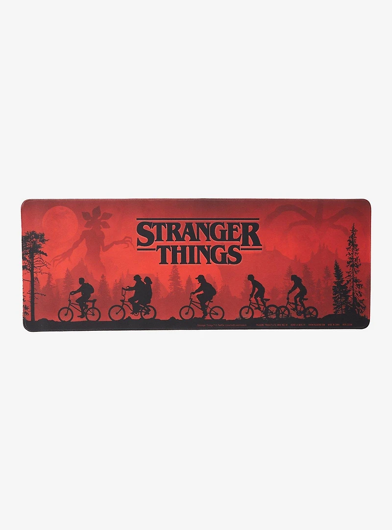 Stranger Things Silhouettes Desk Mat