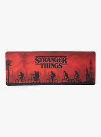 Stranger Things Silhouettes Desk Mat