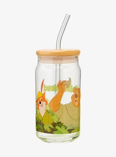 Disney Robin Hood Title Glass With Lid — BoxLunch Exclusive