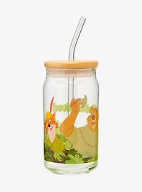 Disney Robin Hood Title Glass With Lid — BoxLunch Exclusive