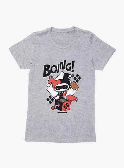 DC Comics Batman Chibi Harley Quinn Boing Womens T-Shirt