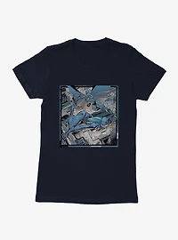 DC Comics Batman And Catwoman Midair Womens T-Shirt