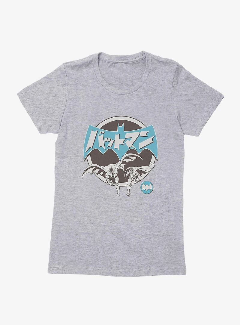 DC Comics Batman Japanese Text Womens T-Shirt