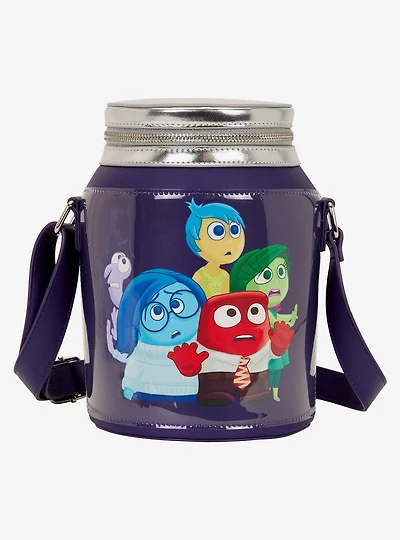 Loungefly Disney Pixar Inside Out 2 Bottled Up Emotions Figural Crossbody Bag