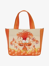 Loungefly Disney Pixar Inside Out 2 Anxiety Tote Bag with Coin Purse