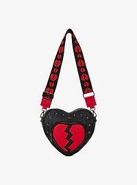 Loungefly Broken Heart Figural Crossbody Bag