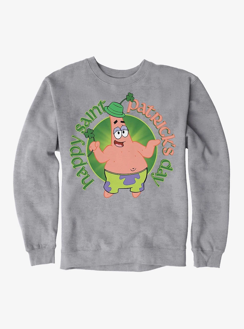 SpongeBob SquarePants Happy Saint Patrick's Day Sweatshirt