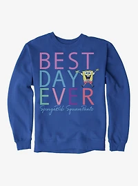 SpongeBob SquarePants Best Day Ever Rainbow Sweatshirt