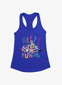 SpongeBob SquarePants Happy Fun Day Womens Tank Top