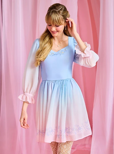 Wicked Glinda Blue Ombré Dress - BoxLunch Exclusive