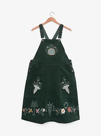 the Lord of Rings Embroidered Icons Corduroy Plus Overall Dress - BoxLunch Exclusive