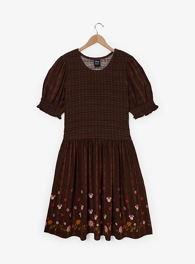 Disney Minnie Mouse Fall Floral Plus Smock Dress — BoxLunch Exclusive
