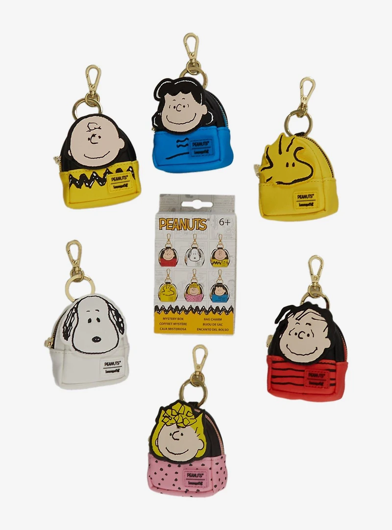 Loungefly Peanuts Backpacks Blind Box Bag Charms