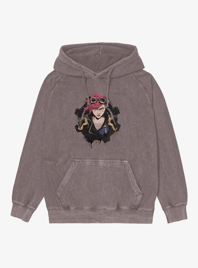 Arcane Vi Mineral Wash Hoodie