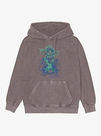 Arcane Graffiti Monkey Trap Mineral Wash Hoodie