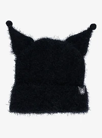 Sanrio Kuromi Ears Fuzzy Knit Beanie - BoxLunch Exclusive