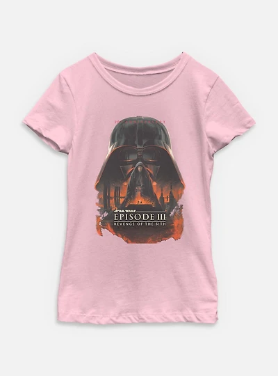 Star Wars Episode III: Revenge Of The Sith 20th Anniversary Youth Girls T-Shirt