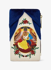 Loungefly Disney Beauty and the Beast Ballroom Velvet Snap Wallet — BoxLunch Exclusive