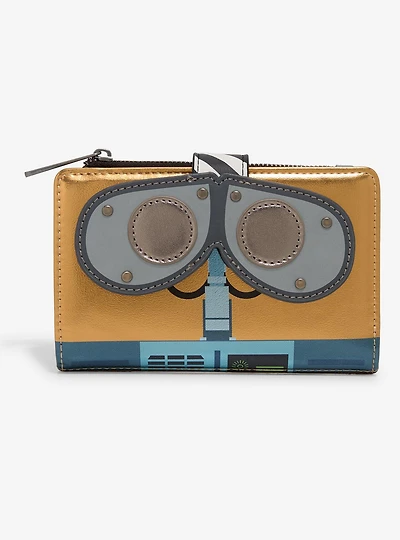Loungefly Disney Pixar WALL-E Metallic WALL-E Figural Wallet - BoxLunch Exclusive