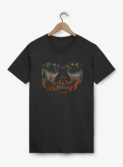 Star Wars Episode III: Revenge Of The Sith 20th Anniversary Scenic Poster T-Shirt