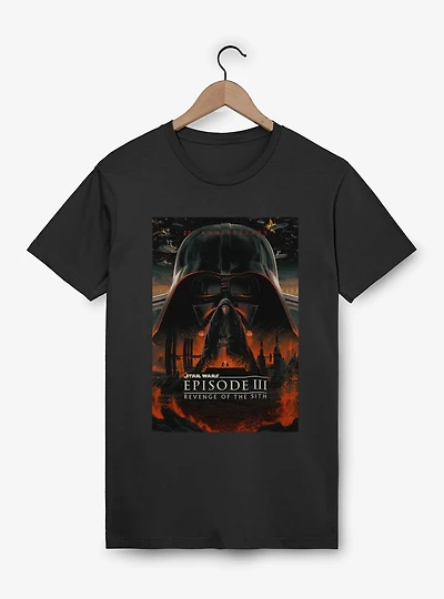 Star Wars Episode III: Revenge Of The Sith 20th Anniversary Poster T-Shirt