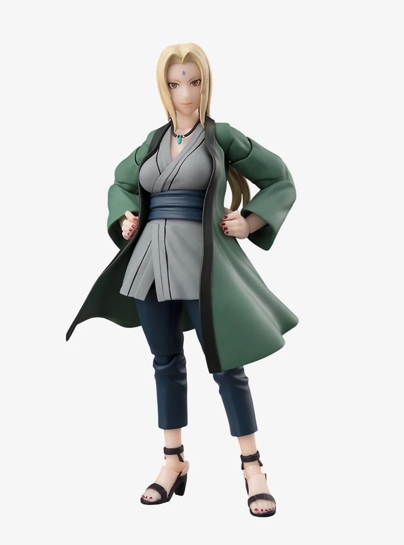 Bandai Spirits Naruto Shippuden S.H.Figuarts Tsunade (The Legendary Medical Ninja) Figure