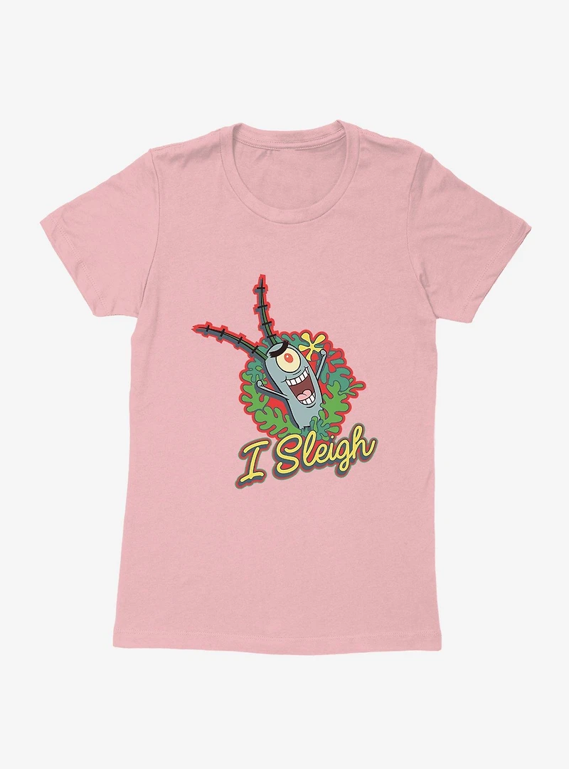 SpongeBob SquarePants I Sleigh Womens T-Shirt