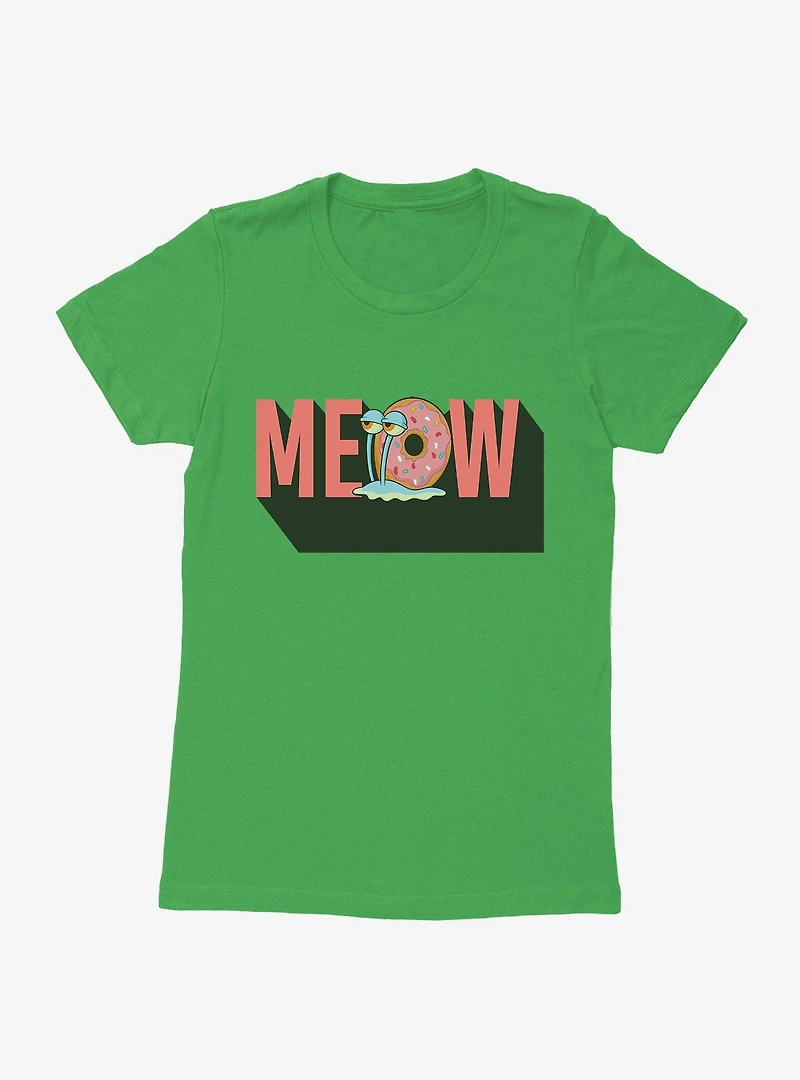 SpongeBob SquarePants Gary Meow Womens T-Shirt