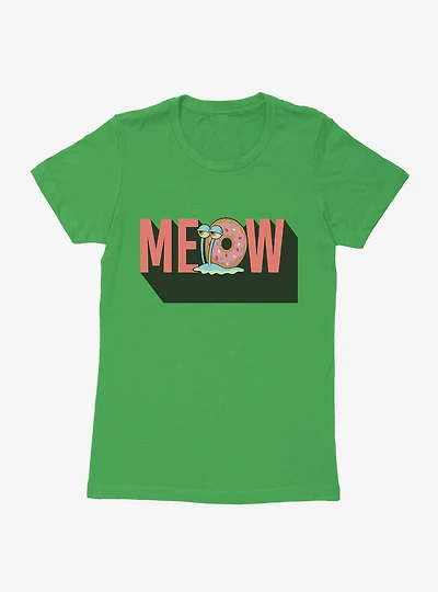 SpongeBob SquarePants Gary Meow Womens T-Shirt