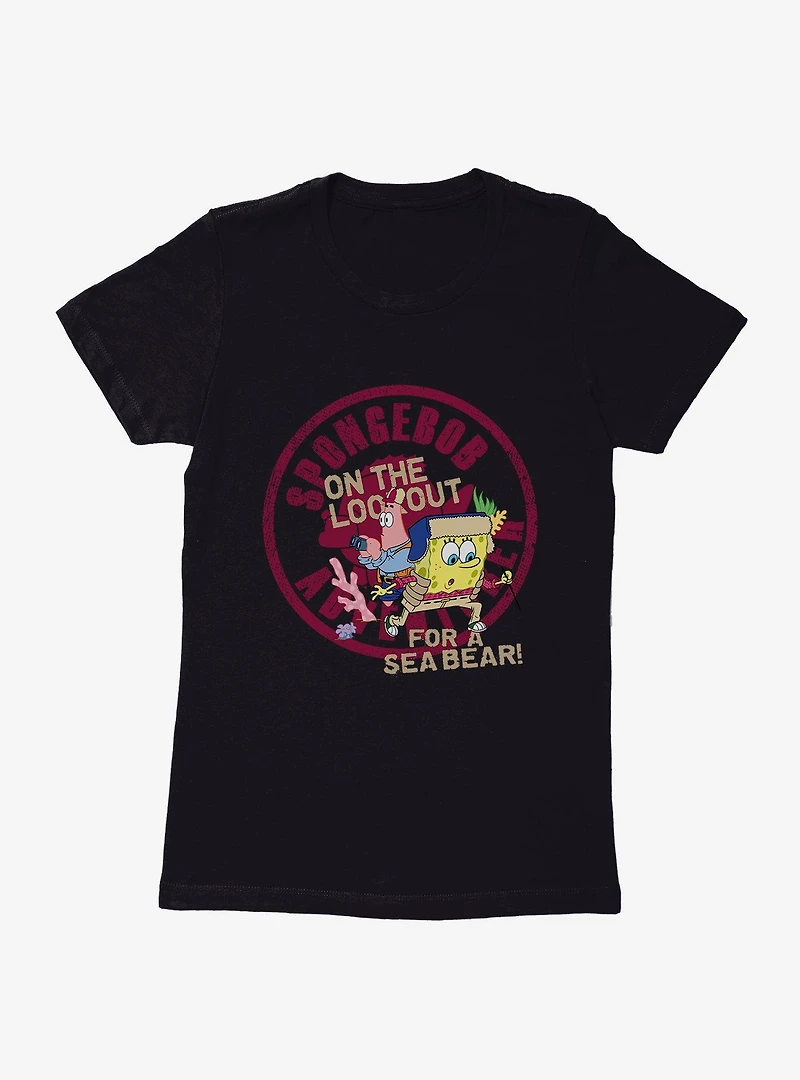 SpongeBob SquarePants Looking For A Seabear Womens T-Shirt