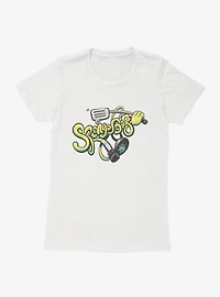 SpongeBob SquarePants Wiggle Script Spatula Womens T-Shirt