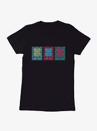 SpongeBob SquarePants Multicolor Silhouettes Womens T-Shirt
