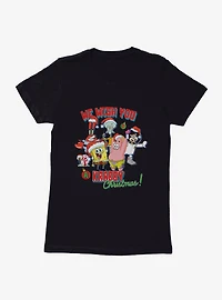 SpongeBob SquarePants Krabby Christmas Womens T-Shirt
