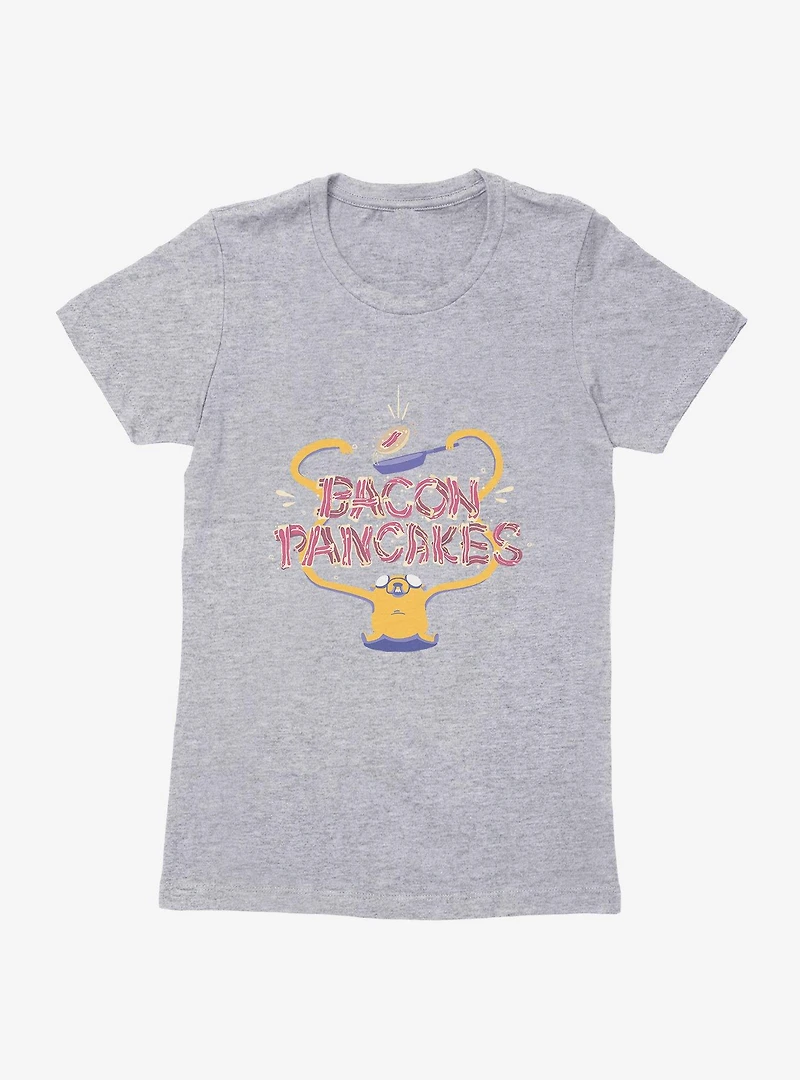 Adventure Time Jake Bacon Pancakes Womens T-Shirt