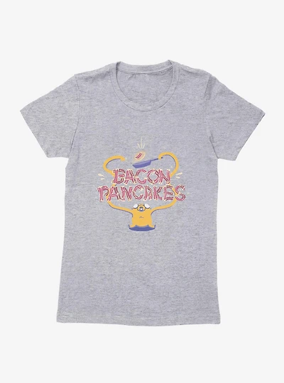 Adventure Time Jake Bacon Pancakes Womens T-Shirt