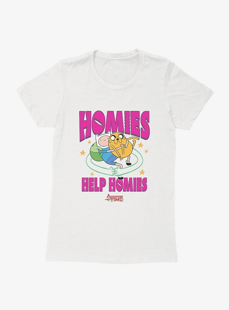 Adventure Time Help Homies Womens T-Shirt