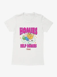Adventure Time Help Homies Womens T-Shirt