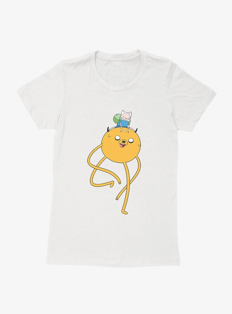 Adventure Time Yellow Shadows Womens T-Shirt