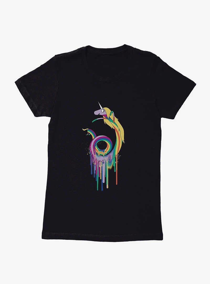 Adventure Time Lady Rainicorn Drip Womens T-Shirt