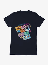 Adventure Time Mix Tapes Womens T-Shirt
