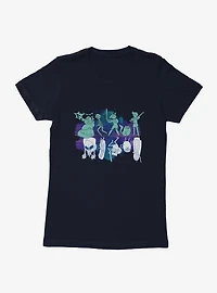 Adventure Time Upside Down Shadows Womens T-Shirt
