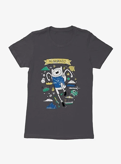 Adventure Time Finn Algebraic Womens T-Shirt