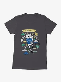 Adventure Time Finn Algebraic Womens T-Shirt