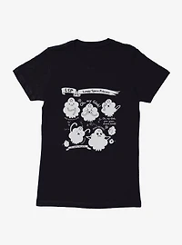 Adventure Time Space Princess Phrases Womens T-Shirt