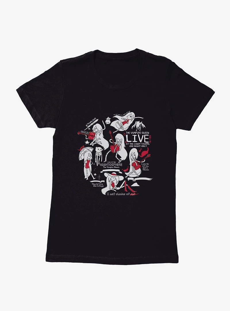 Adventure Time Marceline Guitar Womens T-Shirt