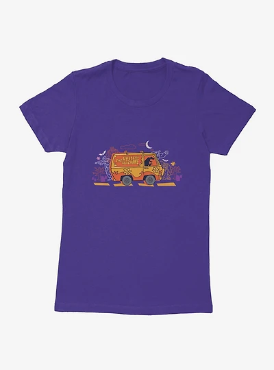 Scooby-Doo Halloween Mystery Machine Womens T-Shirt