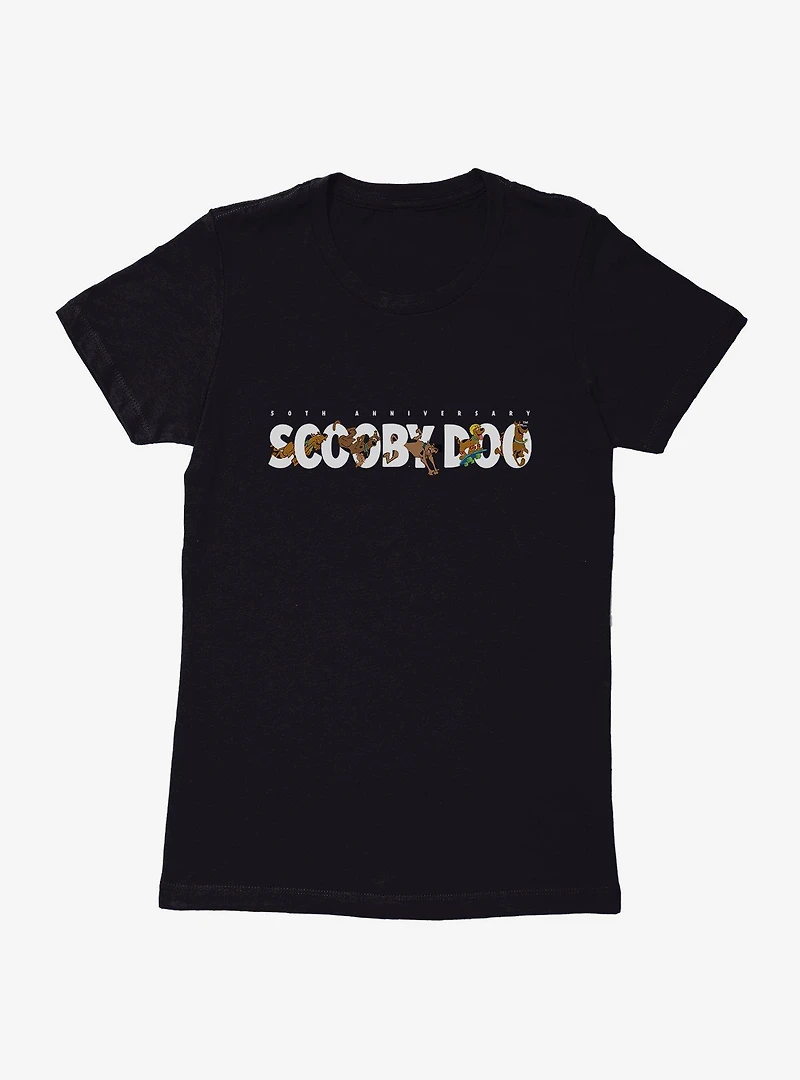 Scooby-Doo 50th Anniversary On The Go Womens T-Shirt
