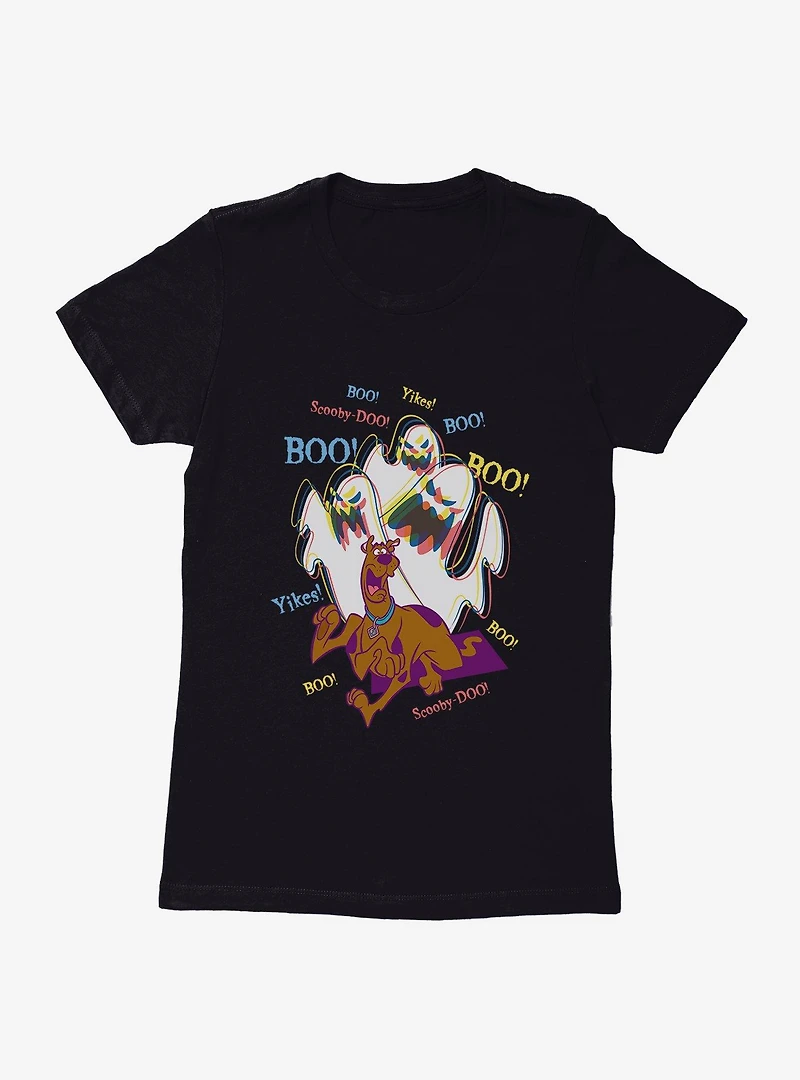 Scooby-Doo YIKES! Ghosts! Womens T-Shirt