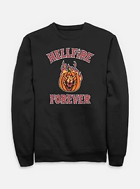 Stranger Things Hellfire Forever Pumpkin Sweatshirt